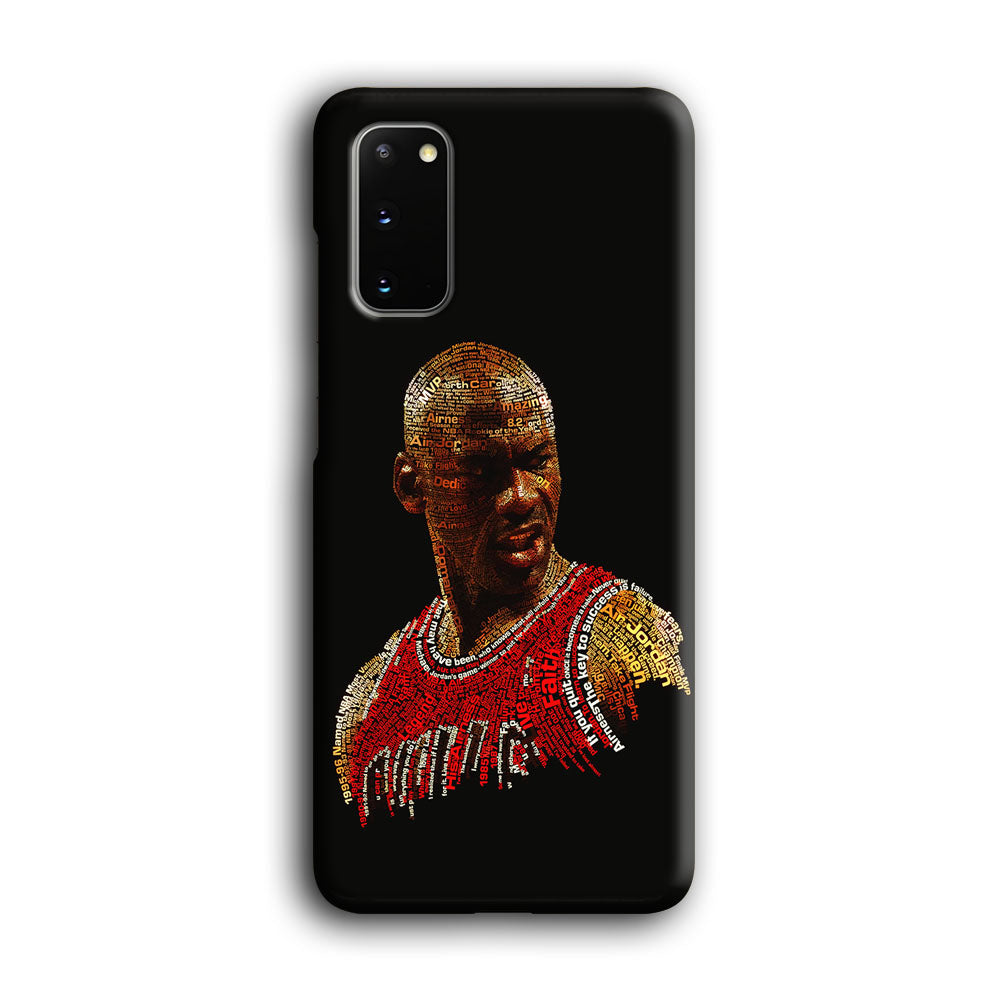 Jordan Typography Art Samsung Galaxy S20 Case