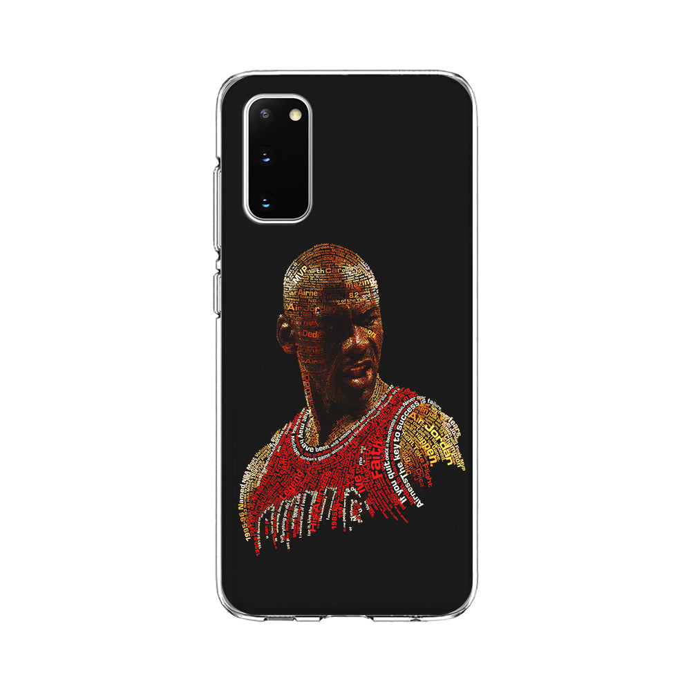 Jordan Typography Art Samsung Galaxy S20 Case