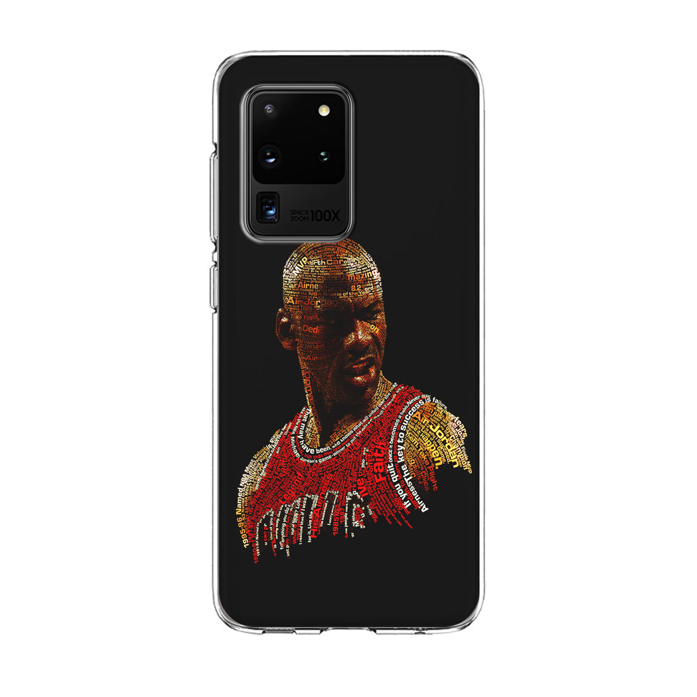 Jordan Typography Art Samsung Galaxy S20 Ultra Case