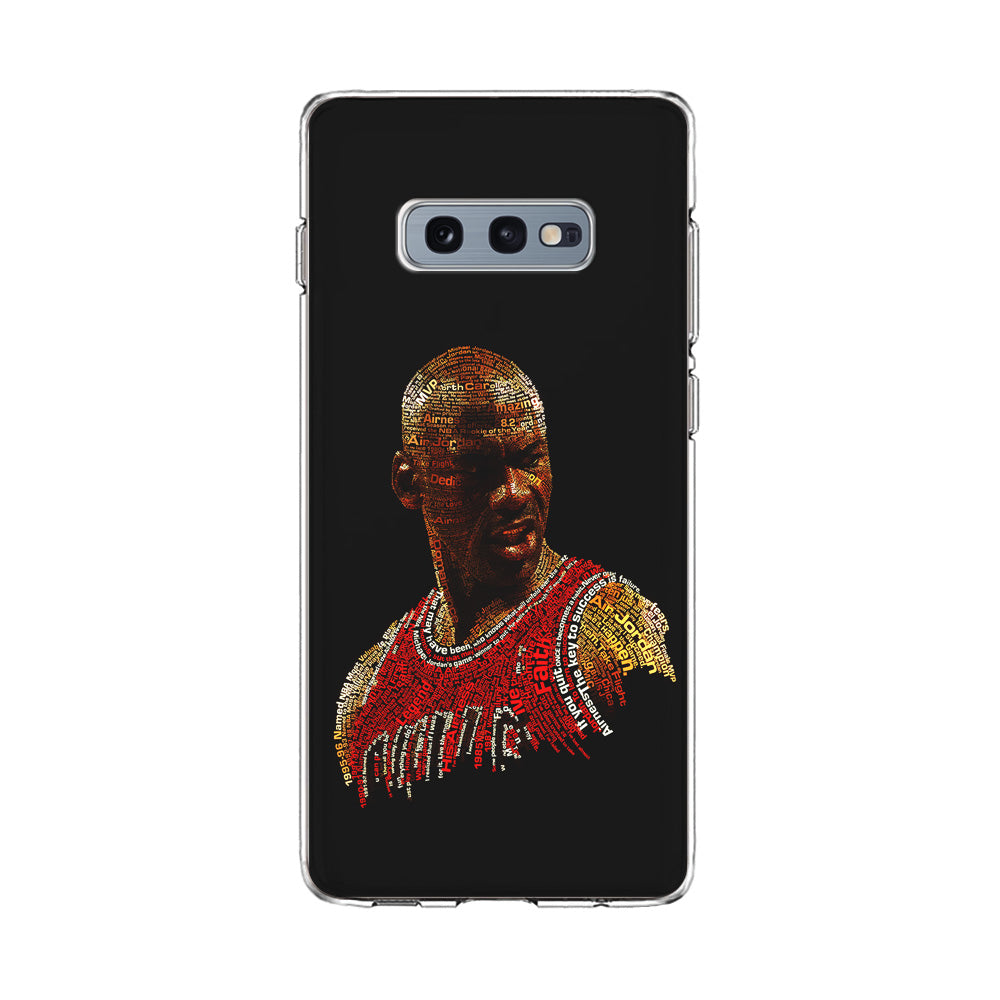 Jordan Typography Art Samsung Galaxy S10E Case