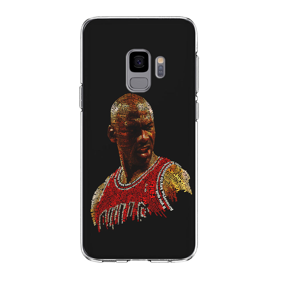 Jordan Typography Art Samsung Galaxy S9 Case