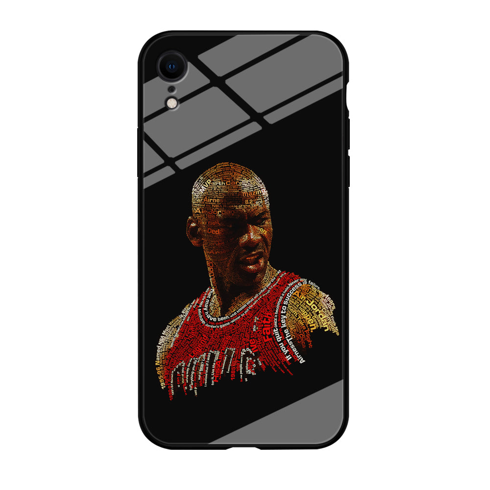 Jordan Typography Art iPhone XR Case