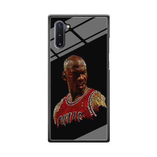 Jordan Typography Art Samsung Galaxy Note 10 Case