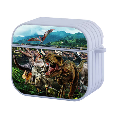 Jurassic World Dinosaur Hard Plastic Case Cover For Apple Airpods 3