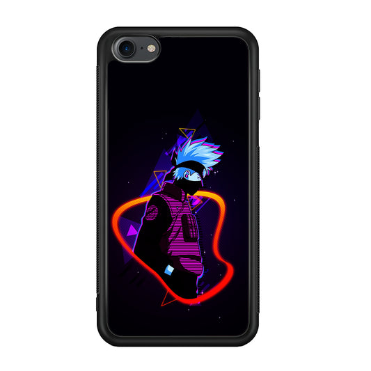 Kakashi Hatake Art iPod Touch 6 Case-Phone Case-Rubber White (2D Case)-Altracase