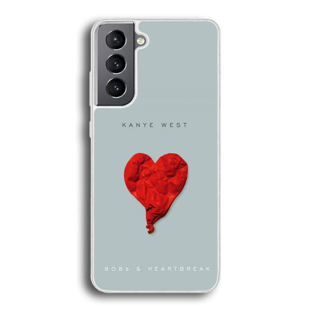 Kanye West 808s & Heartbreak Samsung Galaxy S22 Plus Case-Phone Case-Rubber White (2D Case)-Altracase