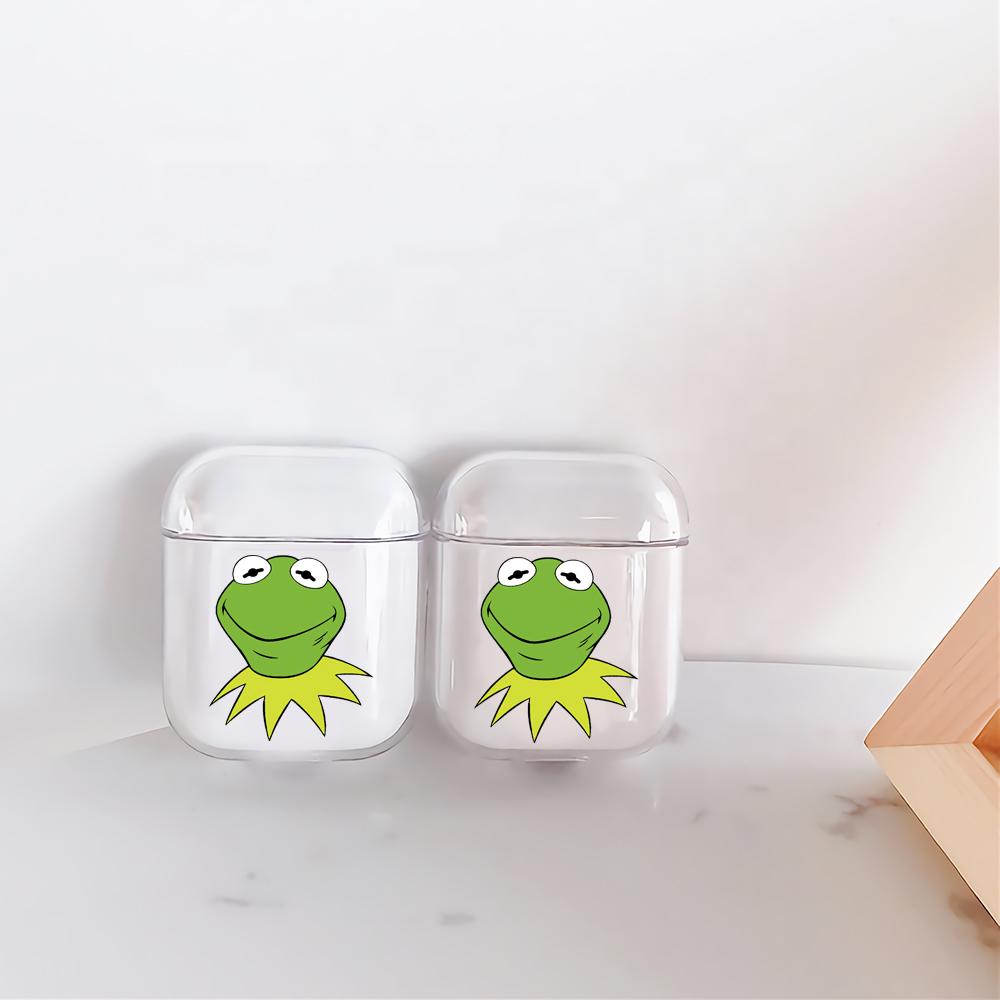 Kermit The Muppets Hard Plastic Protective Clear Case Cover For Apple Airpods-AirPod Case-Altracase