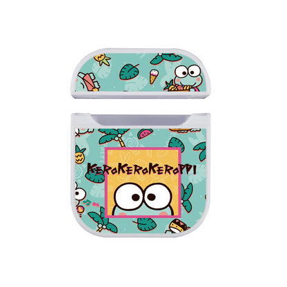 Kero Kero Keroppi Cartoon Apple AirPods Case-AirPod Case-White-Altracase