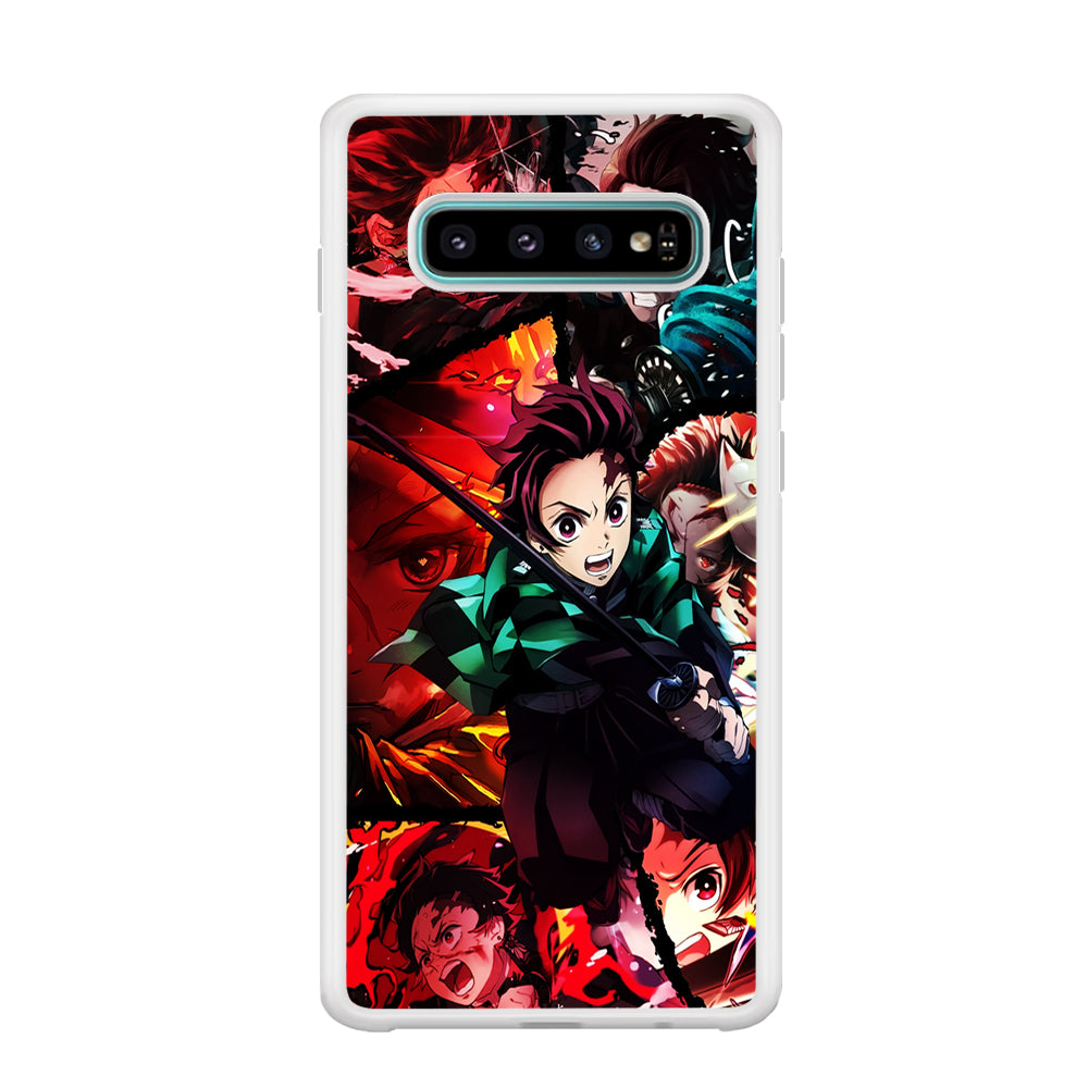 Kimetsu no Yaiba Tanjiro Aesthetic Samsung Galaxy S10 Plus Case