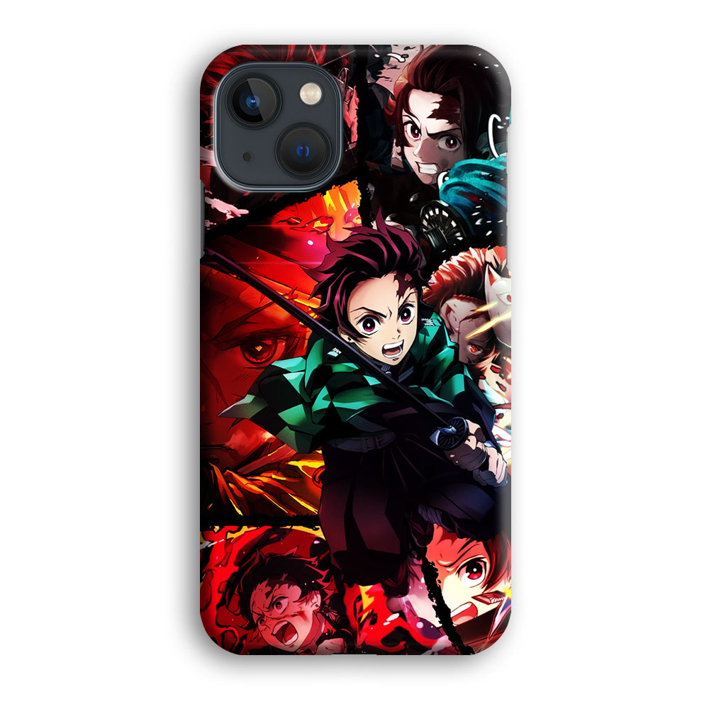 Kimetsu no Yaiba Tanjiro Aesthetic iPhone 14 Plus Case