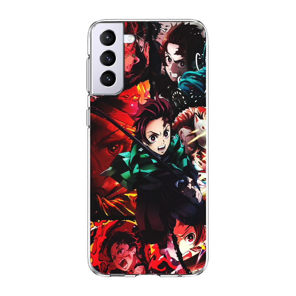 Kimetsu no Yaiba Tanjiro Aesthetic Samsung Galaxy S22 Plus Case-Phone Case-Clear Soft Case-Altracase