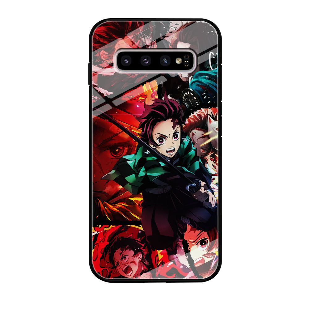 Kimetsu no Yaiba Tanjiro Aesthetic Samsung Galaxy S10 Plus Case