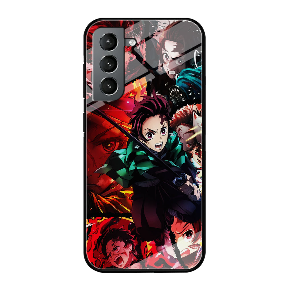 Kimetsu no Yaiba Tanjiro Aesthetic Samsung Galaxy S22 Plus Case-Phone Case-Tempered Glass Case-Altracase