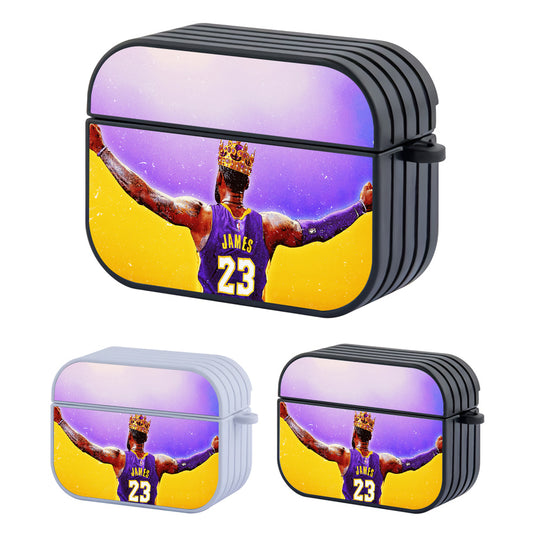 King Lebron James Lakers Hard Plastic Case Cover For Apple Airpods Pro