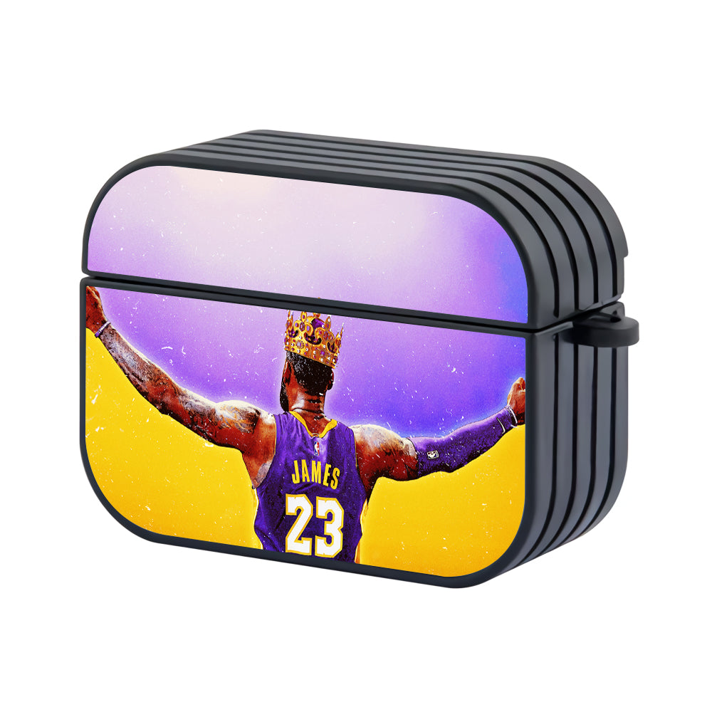 King Lebron James Lakers Hard Plastic Case Cover For Apple Airpods Pro