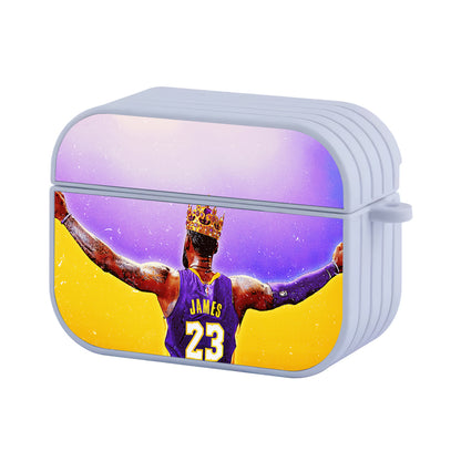 King Lebron James Lakers Hard Plastic Case Cover For Apple Airpods Pro