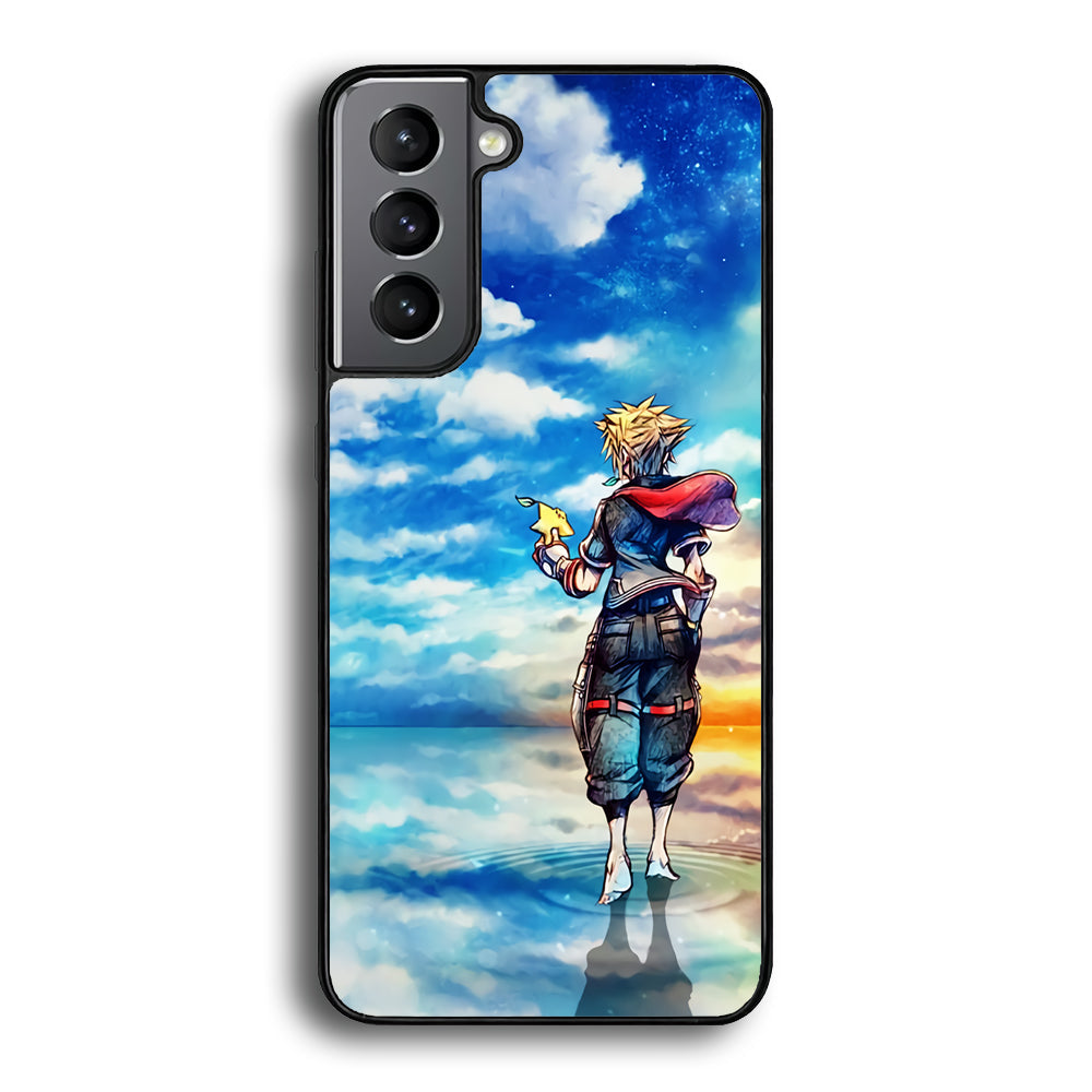 Kingdom Hearts Art Samsung Galaxy S22 Plus Case-Phone Case-Rubber Black (2D Case)-Altracase