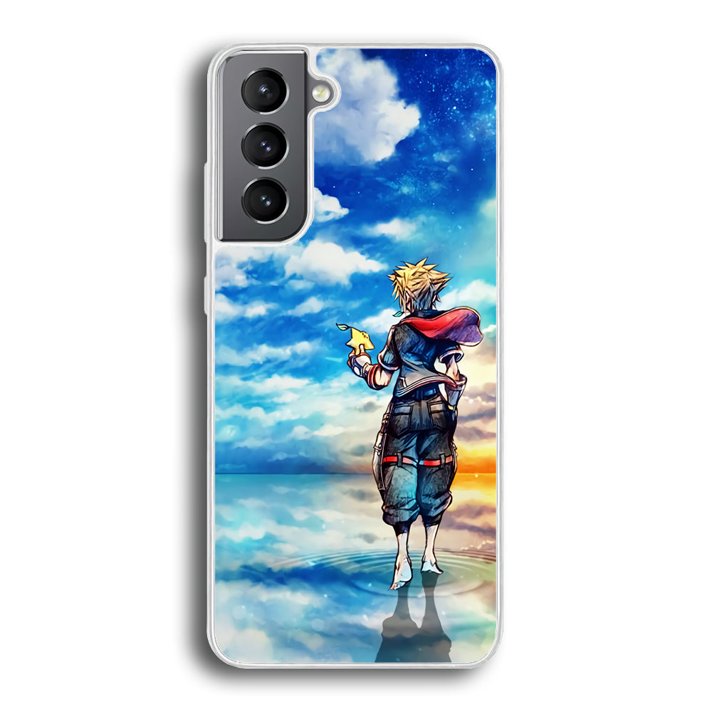 Kingdom Hearts Art Samsung Galaxy S22 Plus Case-Phone Case-Rubber White (2D Case)-Altracase