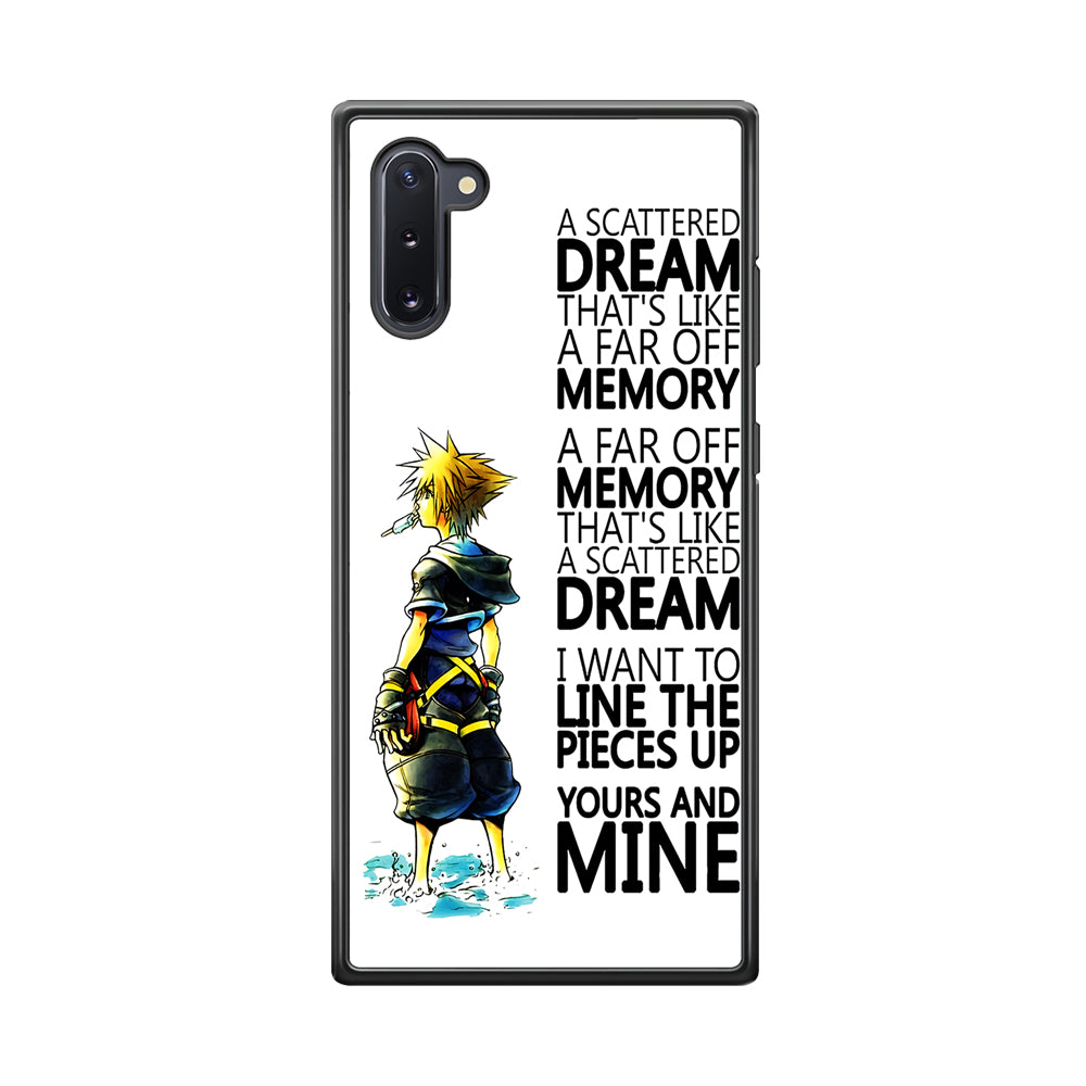 Kingdom Hearts Quote Samsung Galaxy Note 10 Case