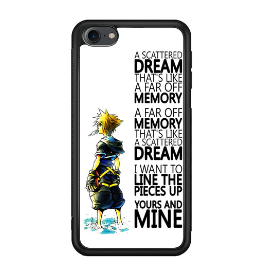 Kingdom Hearts Quote iPod Touch 6 Case-Phone Case-Rubber White (2D Case)-Altracase
