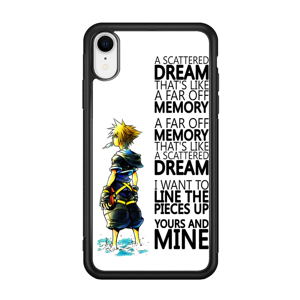 Kingdom Hearts Quote iPhone XR Case