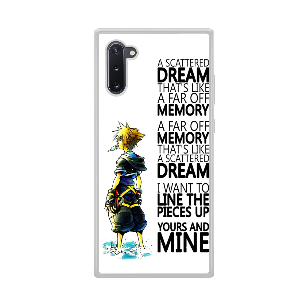 Kingdom Hearts Quote Samsung Galaxy Note 10 Case