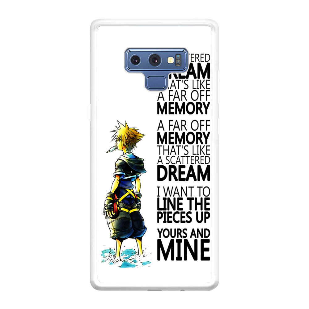 Kingdom Hearts Quote Samsung Galaxy Note 9 Case