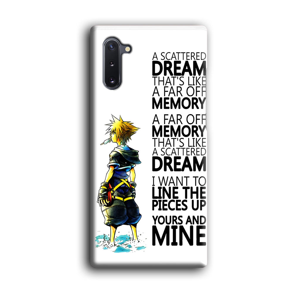 Kingdom Hearts Quote Samsung Galaxy Note 10 Case