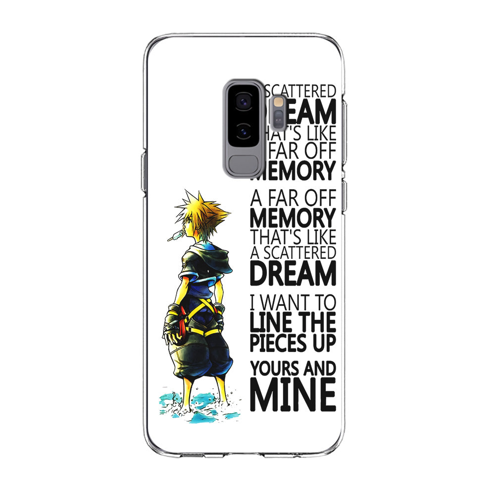 Kingdom Hearts Quote Samsung Galaxy S9 Plus Case