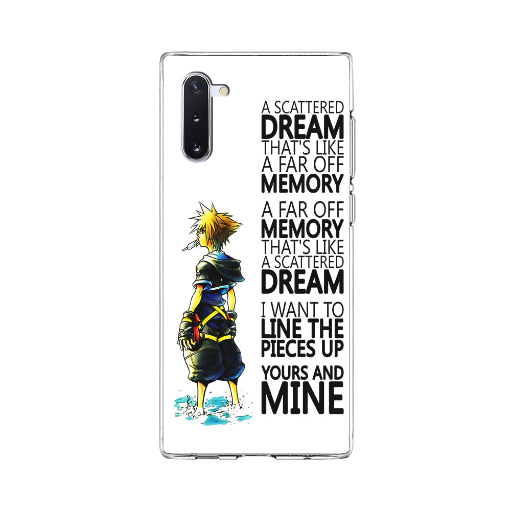 Kingdom Hearts Quote Samsung Galaxy Note 10 Case