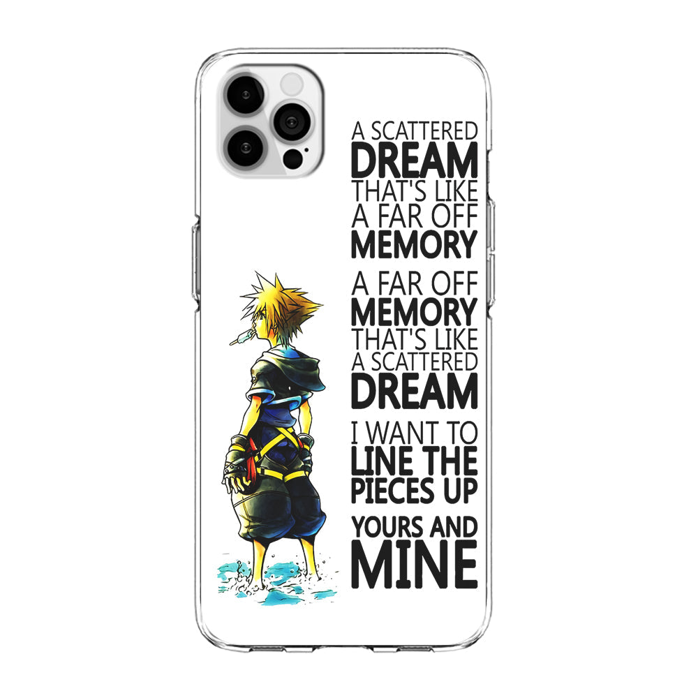 Kingdom Hearts Quote iPhone 14 Pro Case-Phone Case-Clear Soft Case-Altracase