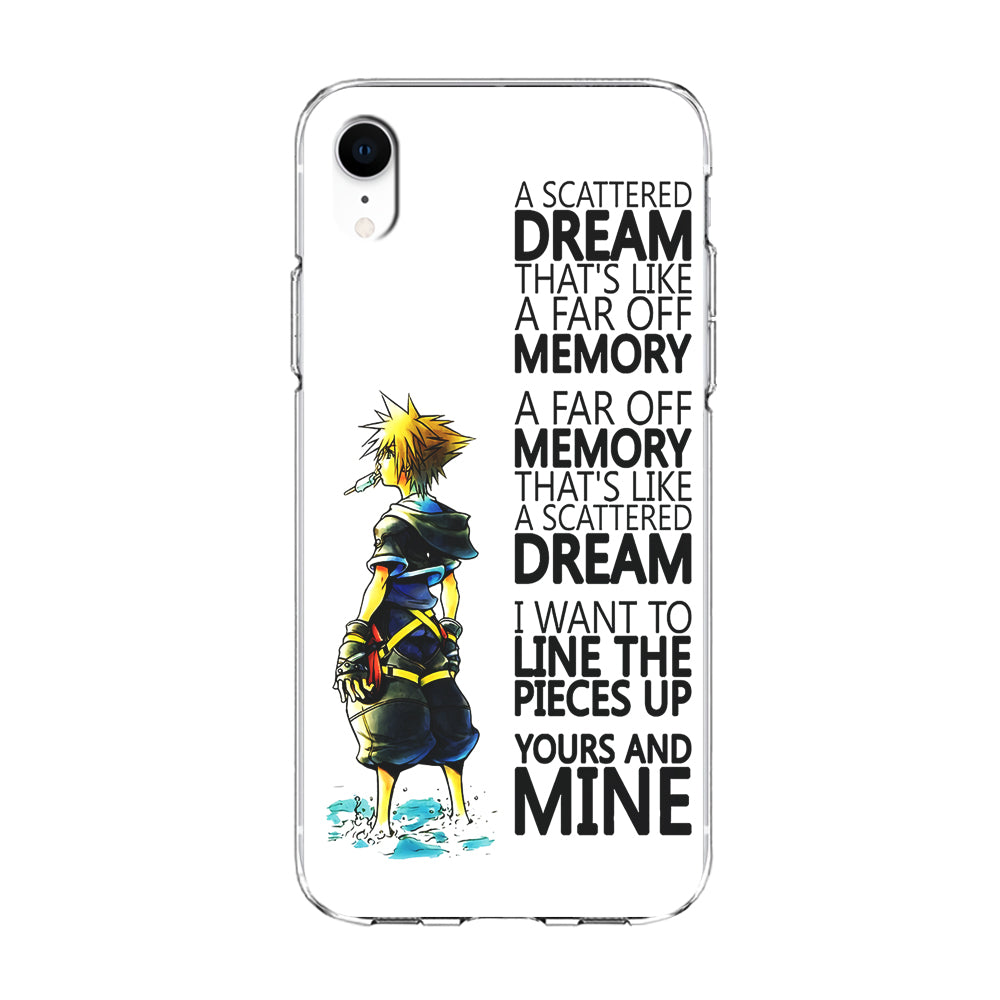 Kingdom Hearts Quote iPhone XR Case