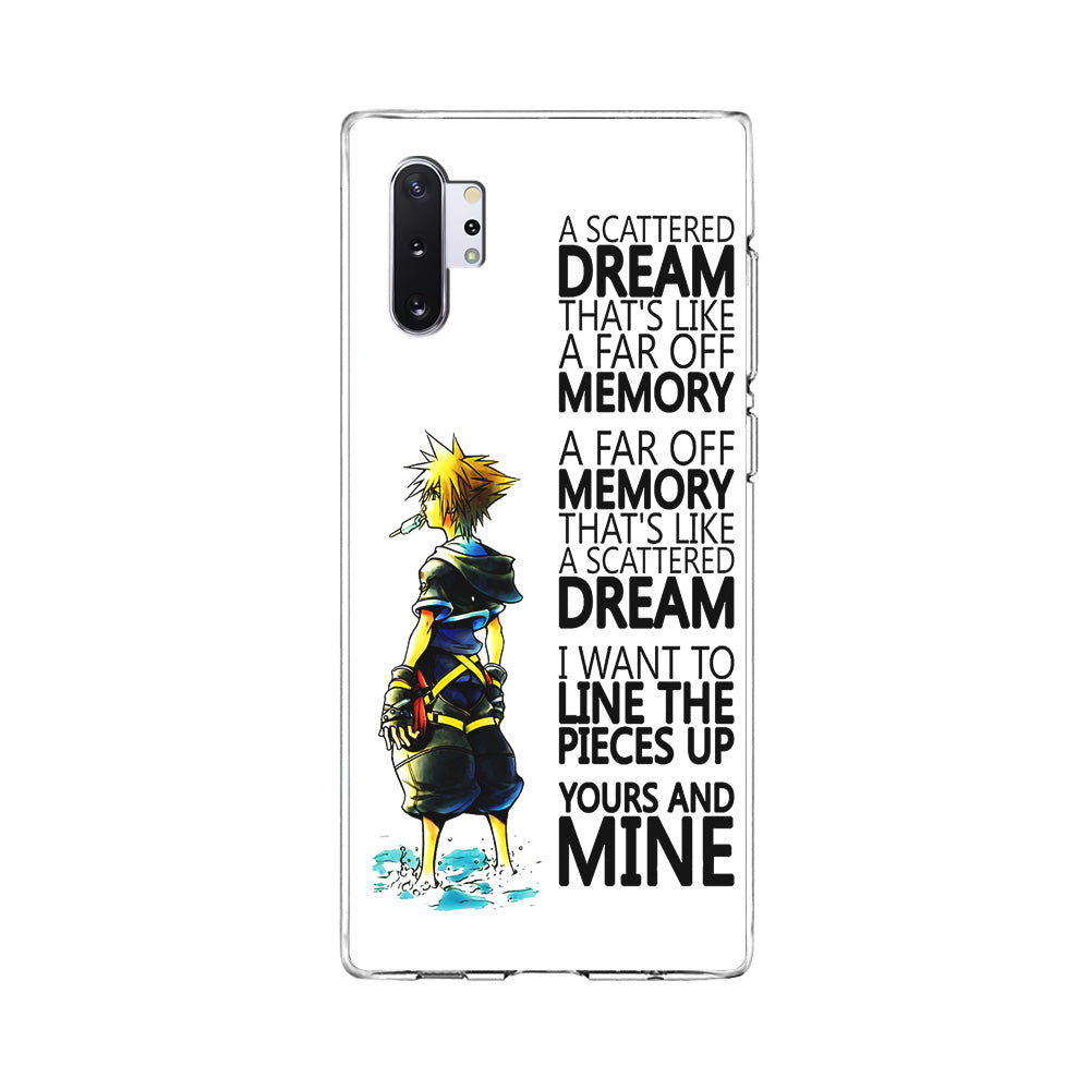 Kingdom Hearts Quote Samsung Galaxy Note 10 Plus Case