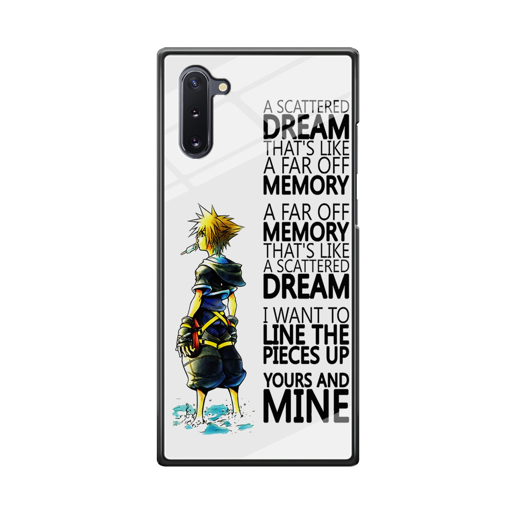 Kingdom Hearts Quote Samsung Galaxy Note 10 Case