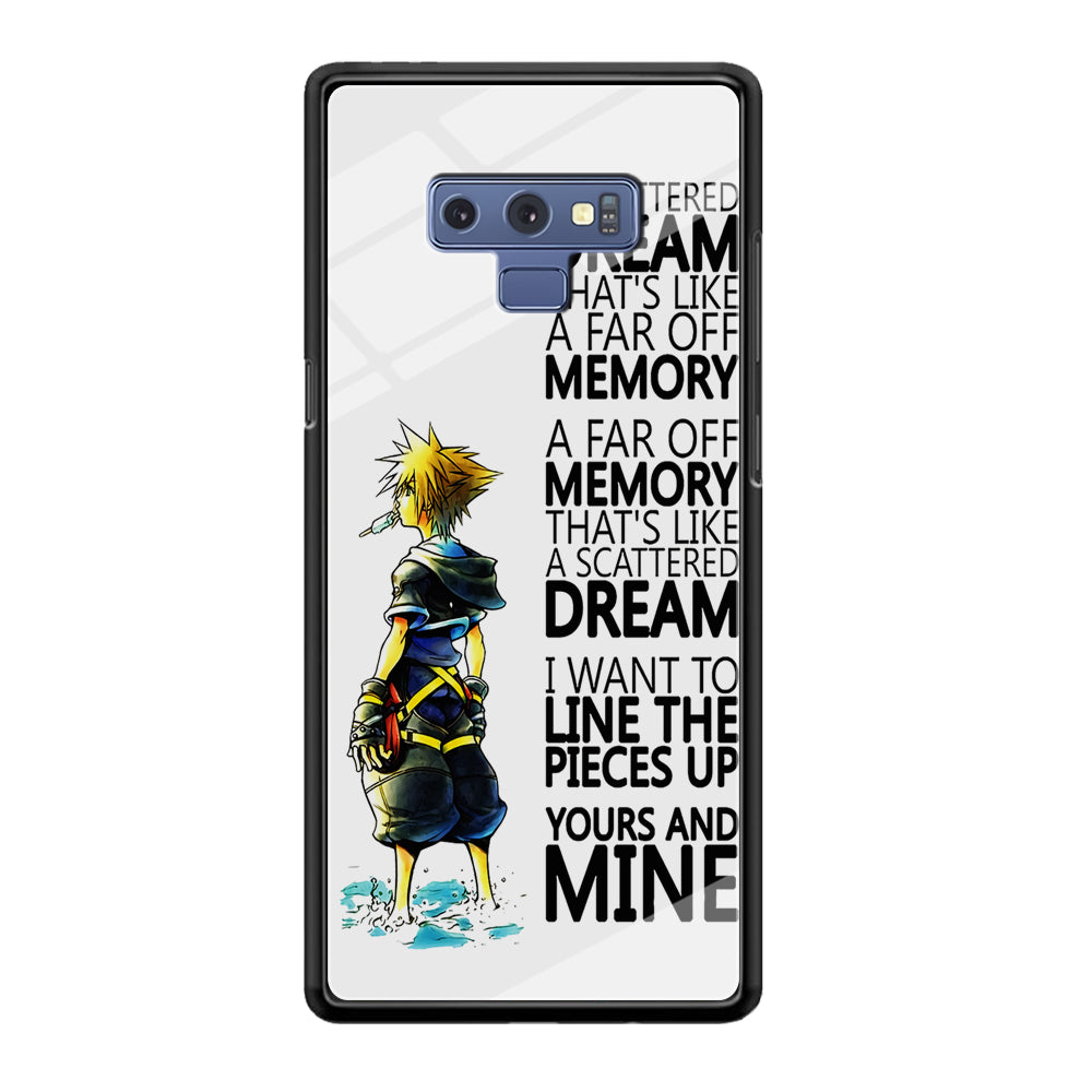 Kingdom Hearts Quote Samsung Galaxy Note 9 Case