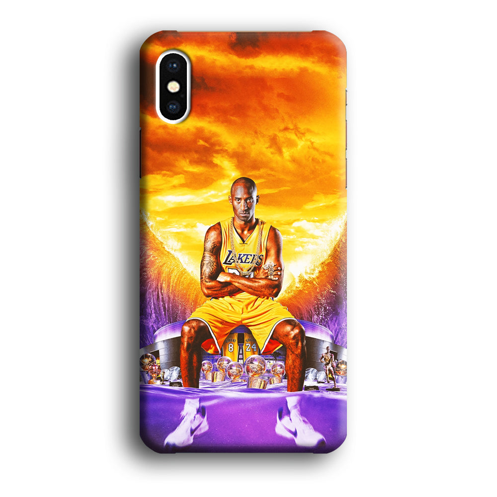 Kobe Bryant Legends Lakers iPhone X Case