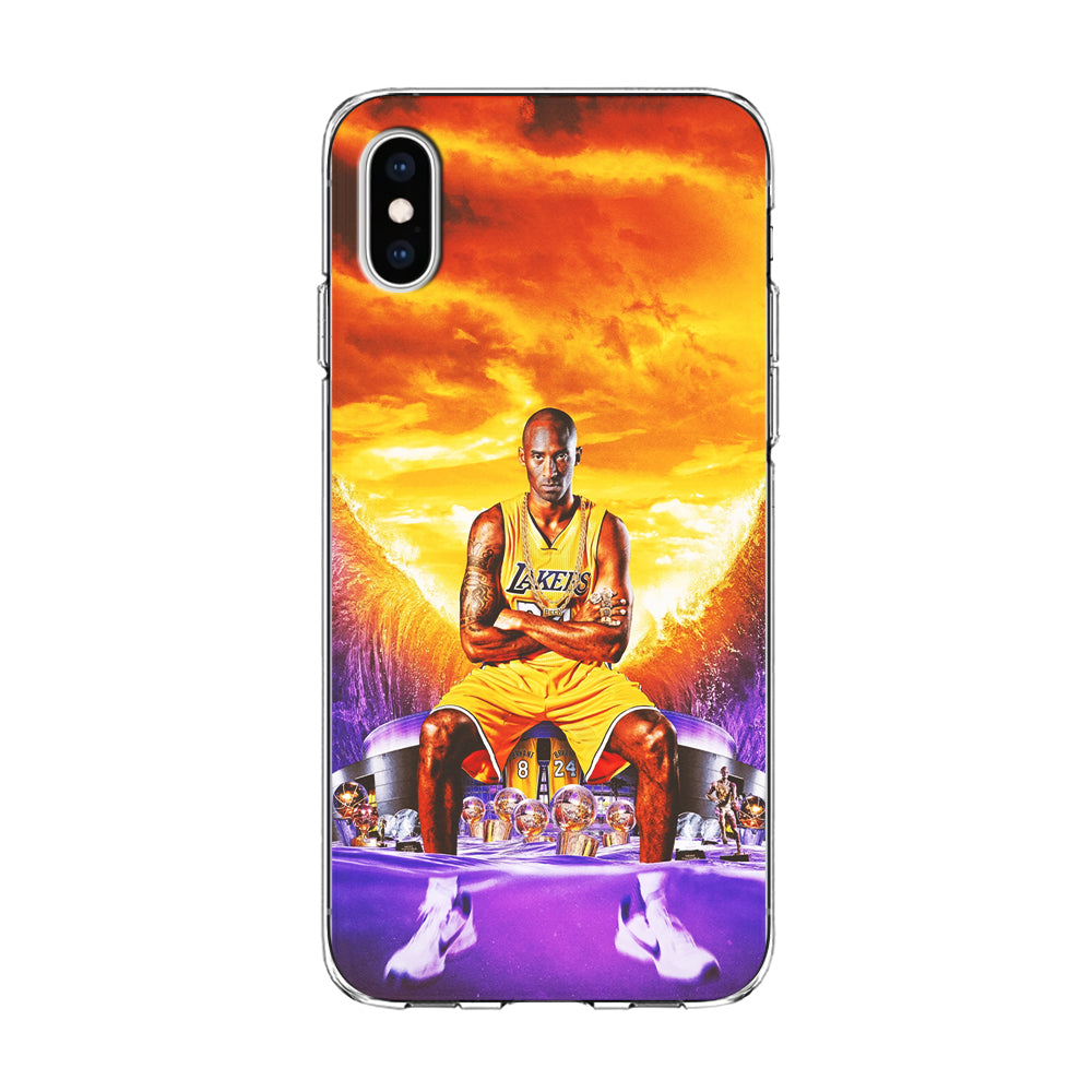 Kobe Bryant Legends Lakers iPhone X Case