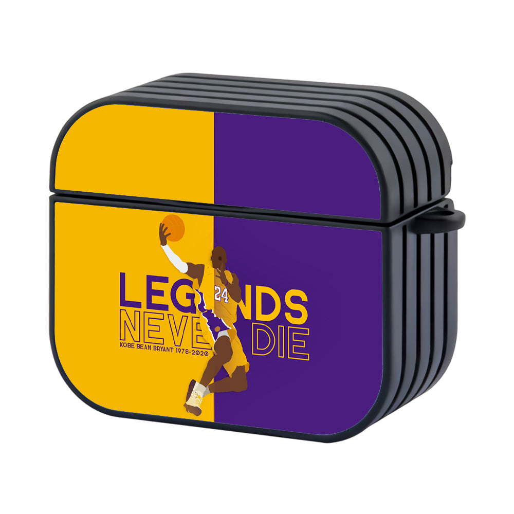 Kobe Bryant Legends Never Die Hard Plastic Case Cover For Apple Airpods 3