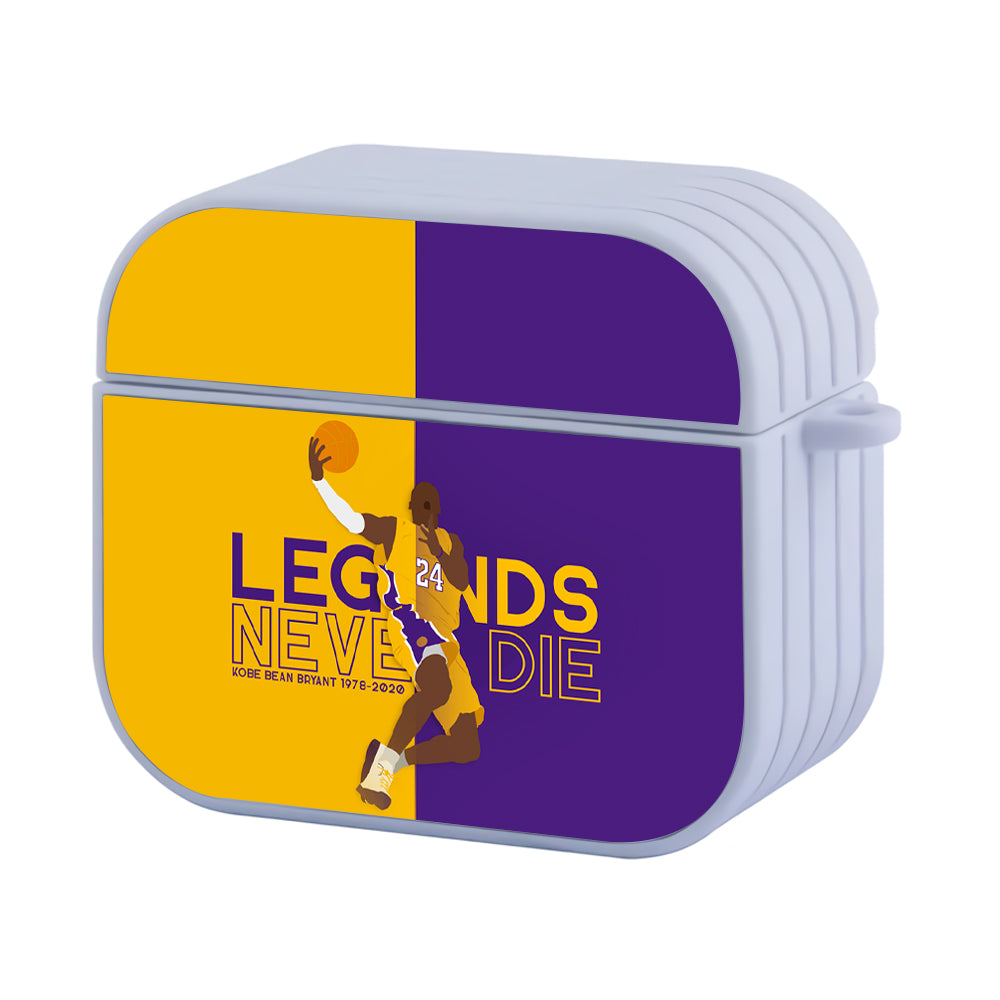 Kobe Bryant Legends Never Die Hard Plastic Case Cover For Apple Airpods 3