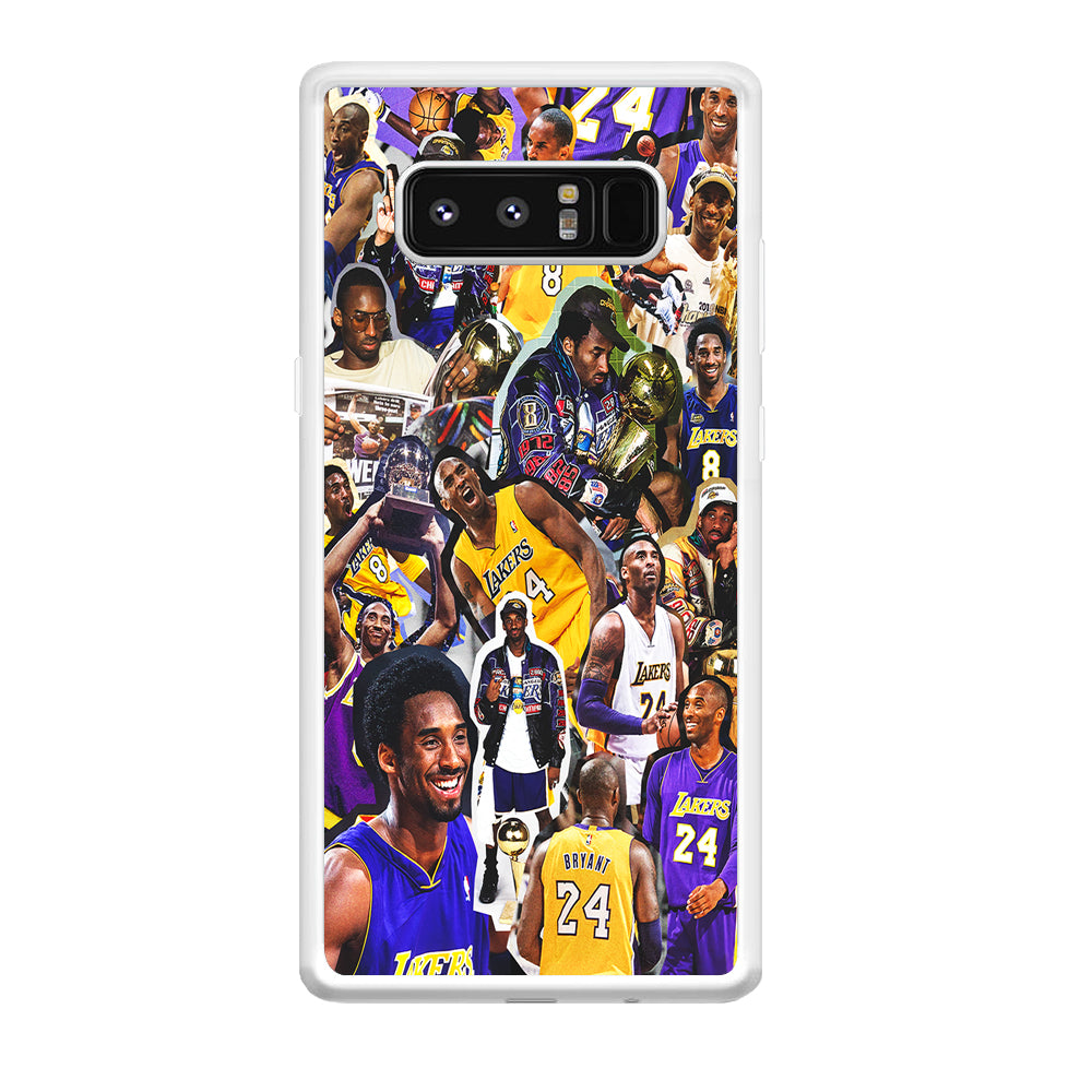 Kobe bryant lakers Collage Samsung Galaxy Note 8 Case