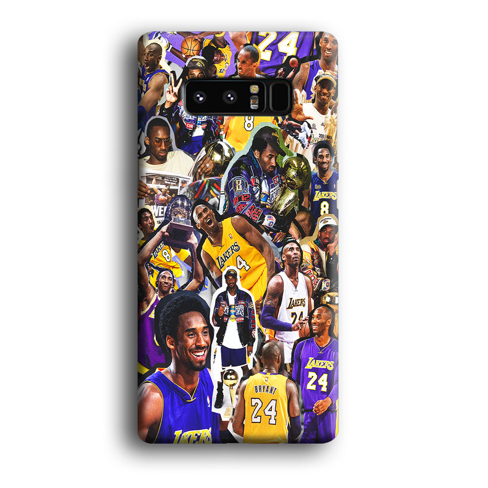 Kobe bryant lakers Collage Samsung Galaxy Note 8 Case