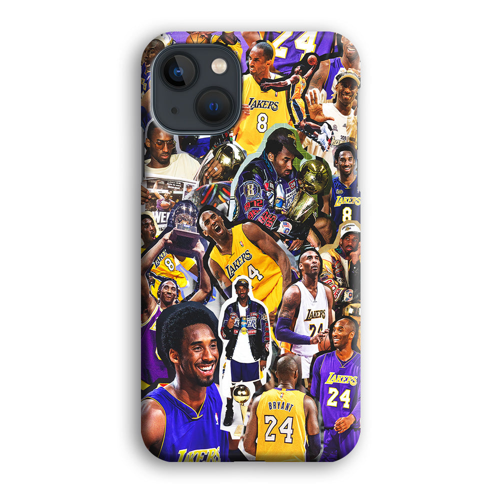 Kobe bryant lakers Collage iPhone 14 Plus Case