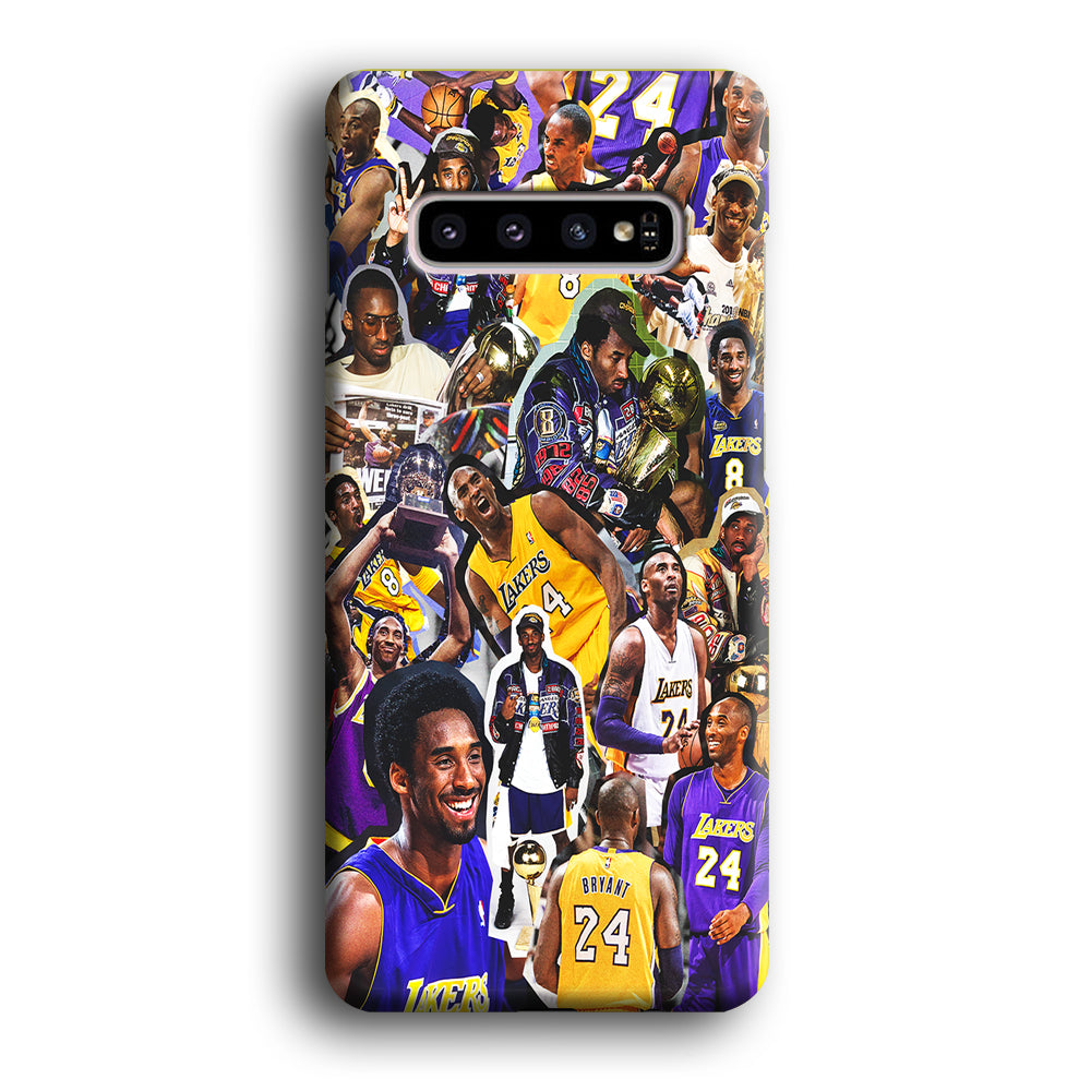 Kobe bryant lakers Collage Samsung Galaxy S10 Case