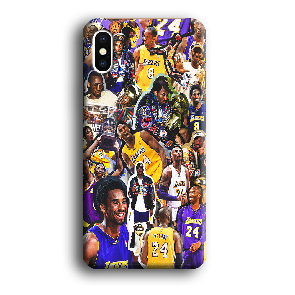 Kobe bryant lakers Collage iPhone X Case