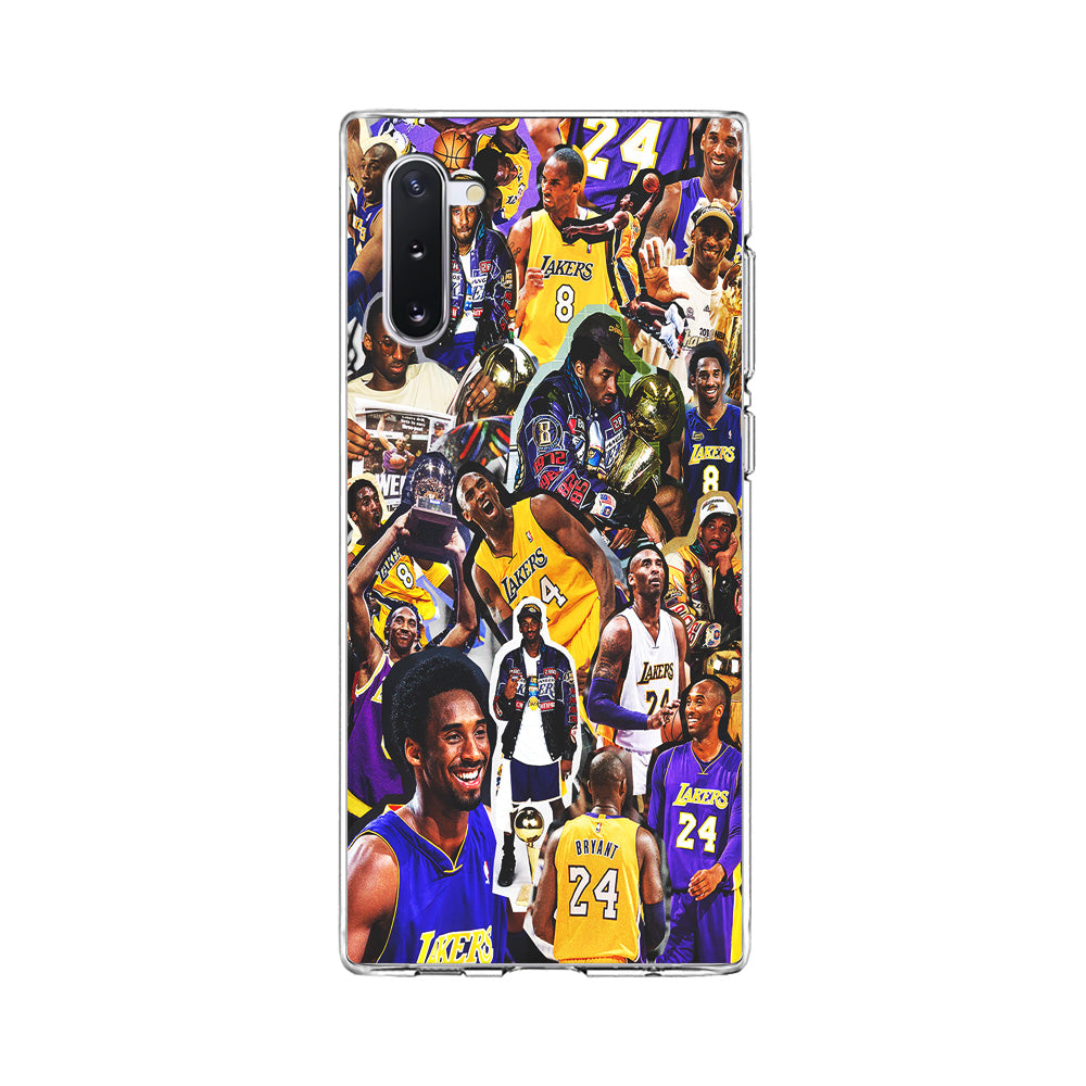 Kobe bryant lakers Collage Samsung Galaxy Note 10 Case