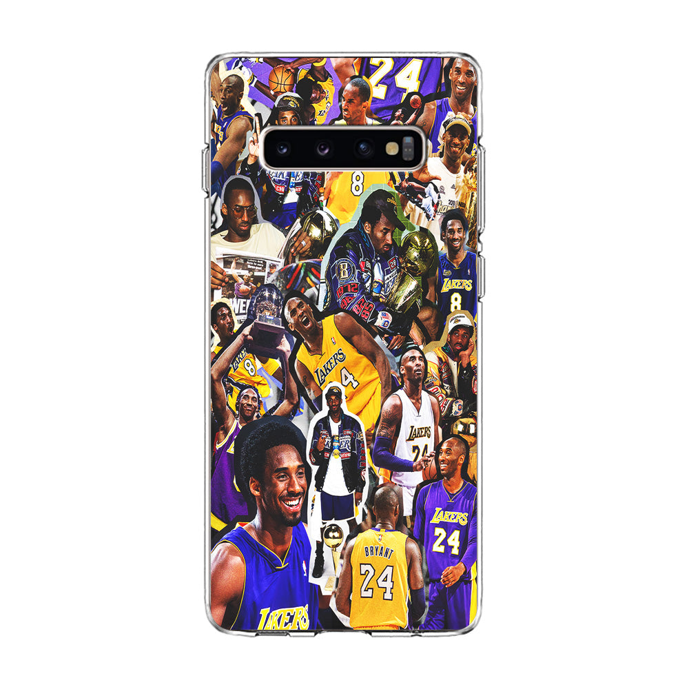 Kobe bryant lakers Collage Samsung Galaxy S10 Case