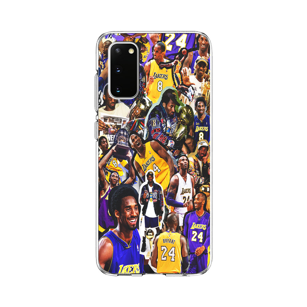 Kobe bryant lakers Collage Samsung Galaxy S20 Case