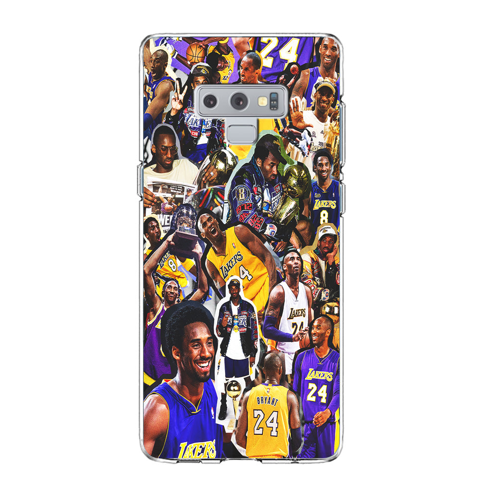 Kobe bryant lakers Collage Samsung Galaxy Note 9 Case