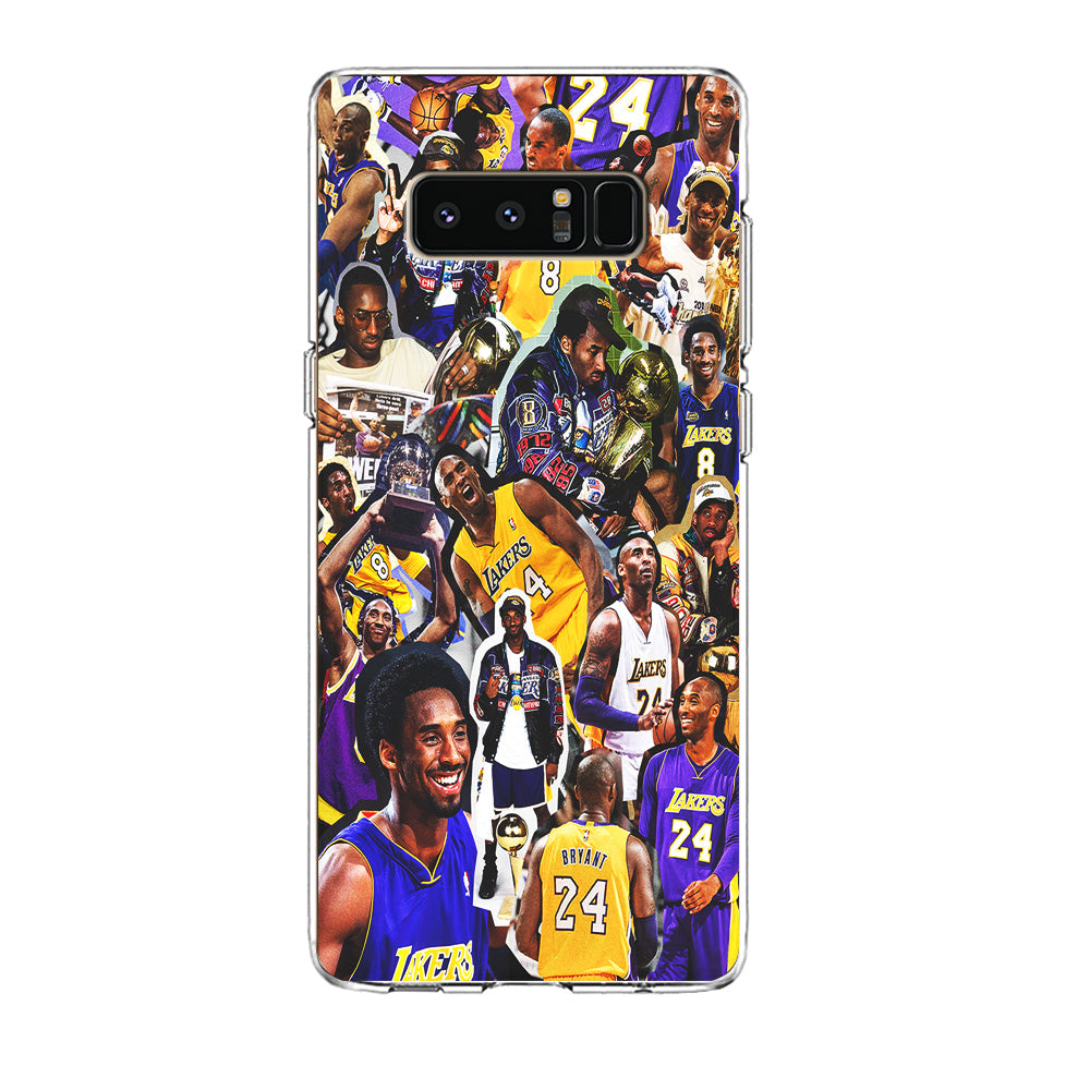 Kobe bryant lakers Collage Samsung Galaxy Note 8 Case