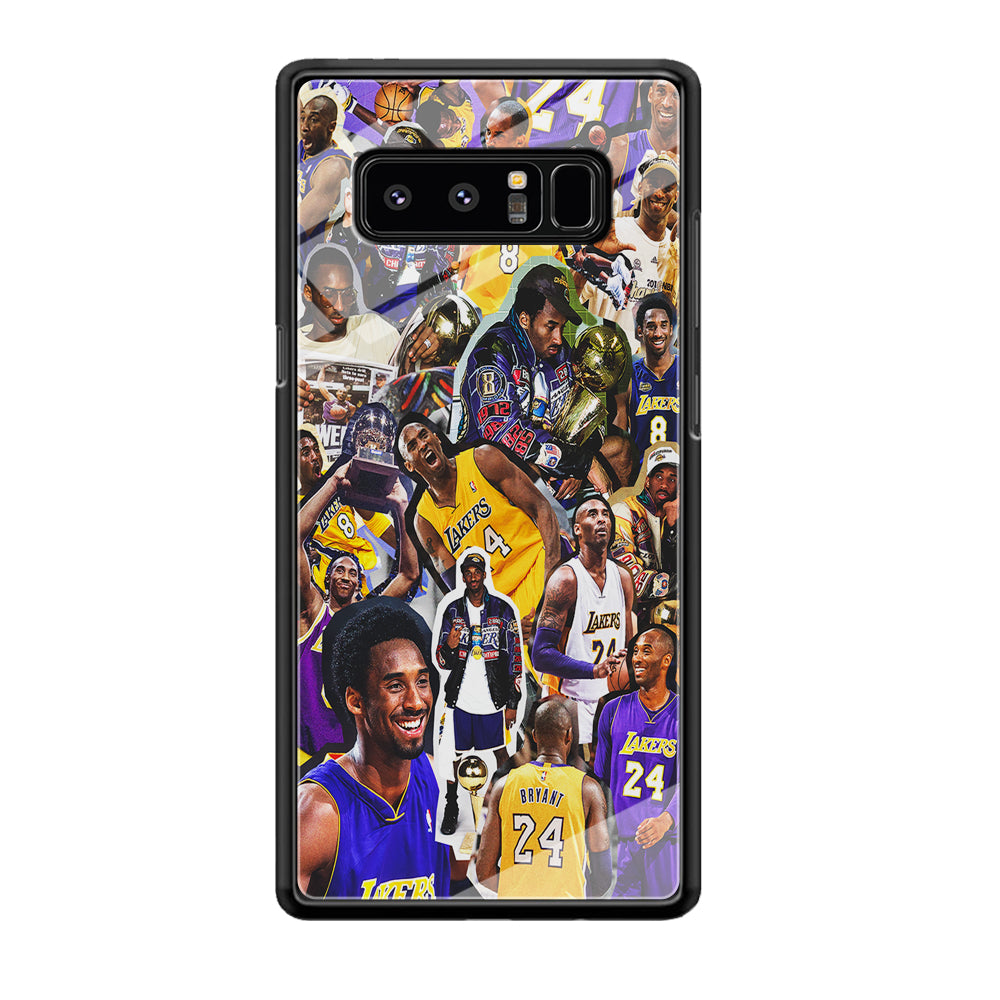 Kobe bryant lakers Collage Samsung Galaxy Note 8 Case